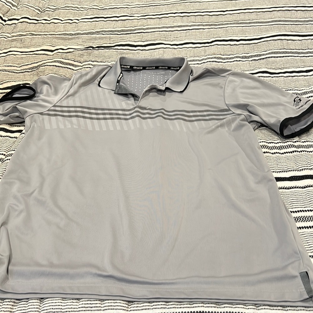 Mens adidas climachill gunters landing polo